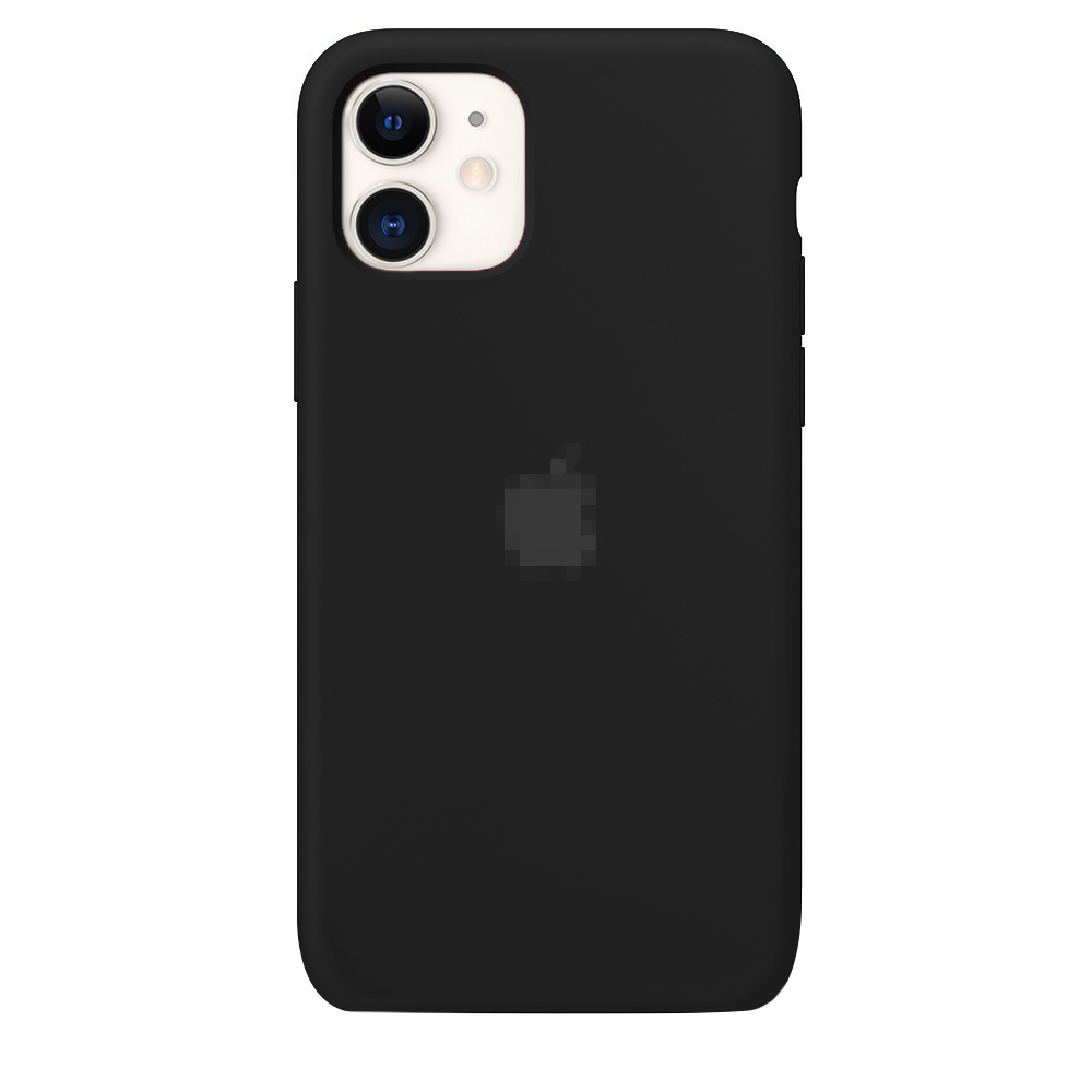 Чохол Silicone Case на iPhone 11 FULL (№18 Black) 107857 фото