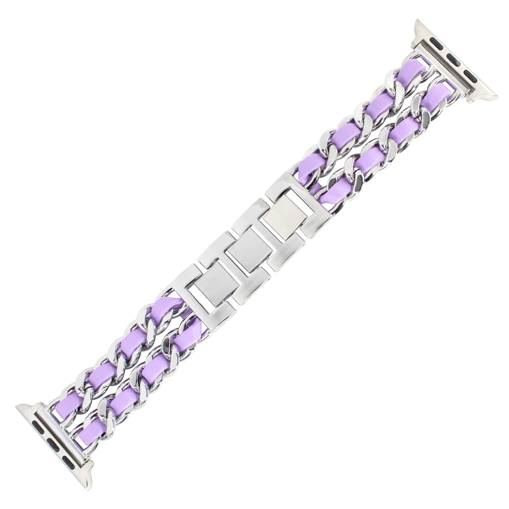 Chance Band (38/40/41/[42mm Series 11/10], Silver-Purple) 930269 фото