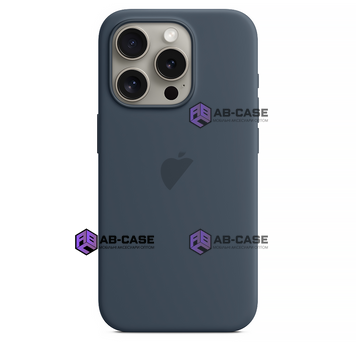 Чохол для iPhone 15 Pro Max : Silicone Case MagSafe Original &ndash; Storm Blue 3706370000004 фото