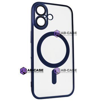 Чохол Titan Frame Matte PC MagSafe Case (iPhone 16 &ndash; Blue) 4300330000005 фото