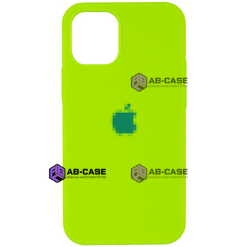 Чехол Silicone Case для iPhone 14 Full (№40 Neon Green) 101142 фото