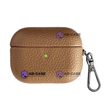 Чохол Grain Leather Case (AirPods 4 &ndash; Saddle Brown) 4121740000009 фото