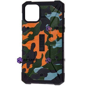 Тактичний протиударний чохол UAG Pathfinder камуфляжний на iPhone 13 Pro (6.1") (Orange-Green) 102392 фото