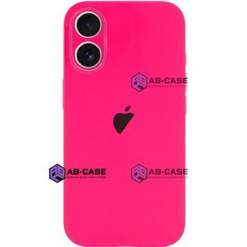 Чохол для iPhone 16 : Silicone Case Full Camera - №47 Hot Pink 4063600000005 фото
