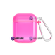 Чехол для AirPods 1/2 полупрозрачный Neon Case Hot Pink 192207 фото