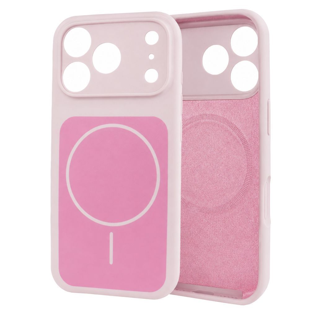 Чохол Dual Tone Silicone MagSafe Case (iPhone 18 Pro Max | 17 Pro Max &ndash; Gray Pink) 4547760000001 фото