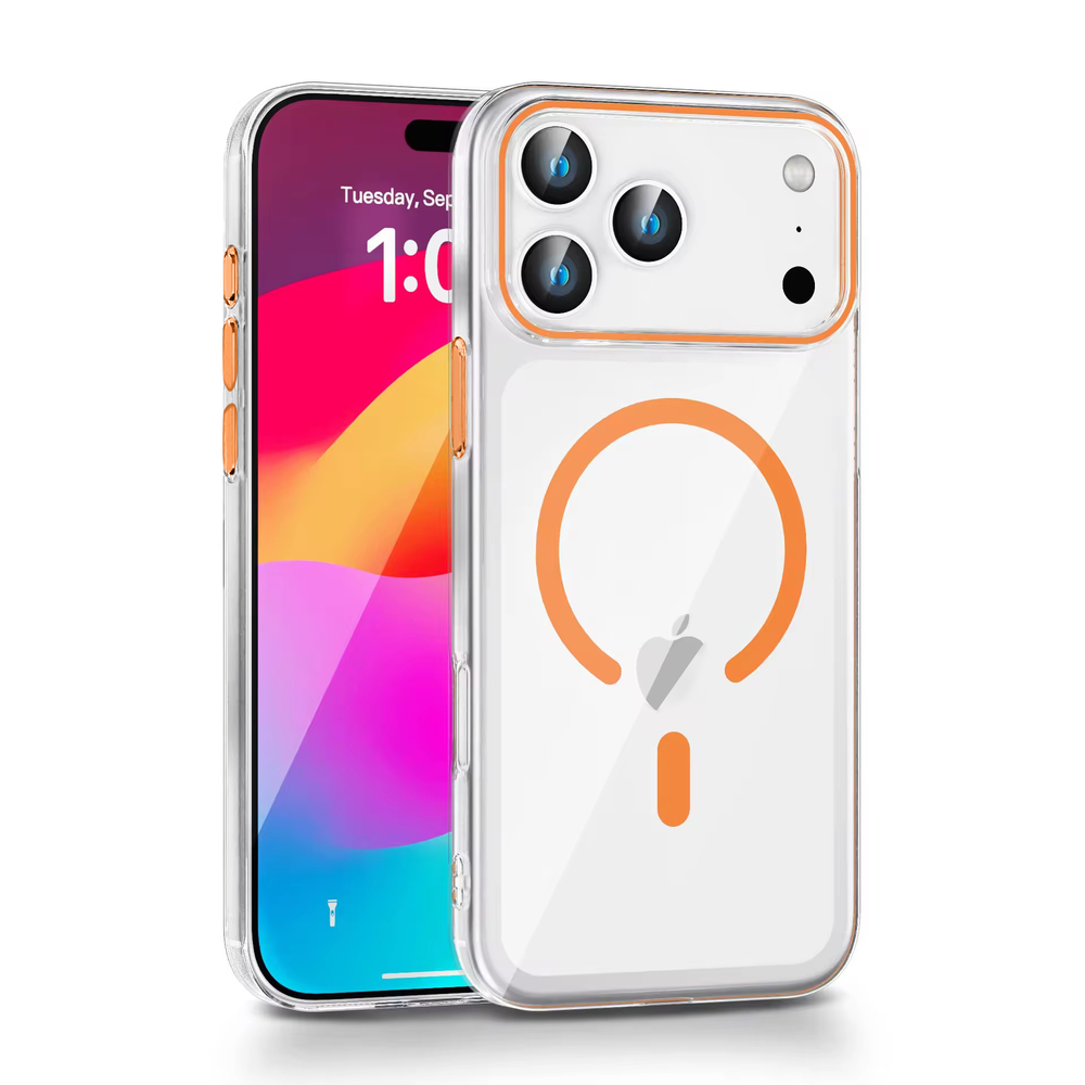 NOFELET Color Clear Case MagSafe (iPhone 17 Pro Max &ndash; Orange) 4298810000006 фото