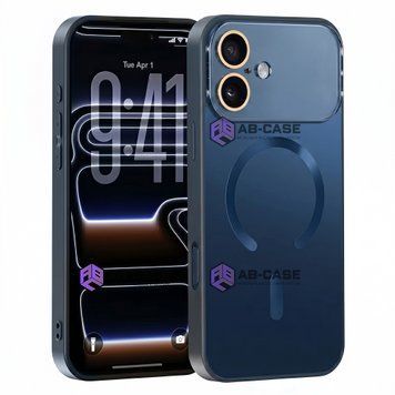 Чохол AG Optic Shield MagSafe Case (iPhone 16 &ndash; Dark Blue) 4312760000005 фото