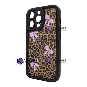 Чохол для iPhone 15 Pro Max &ndash; Pretty Things "Leopard & Bows &ndash; Black" 4091220000006 фото