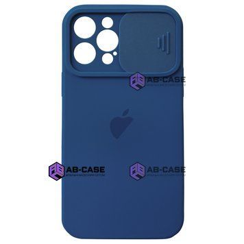 Чехол Silicone with Logo Hide Camera, для iPhone 13 Pro (Cobalt Blue) 702190 фото