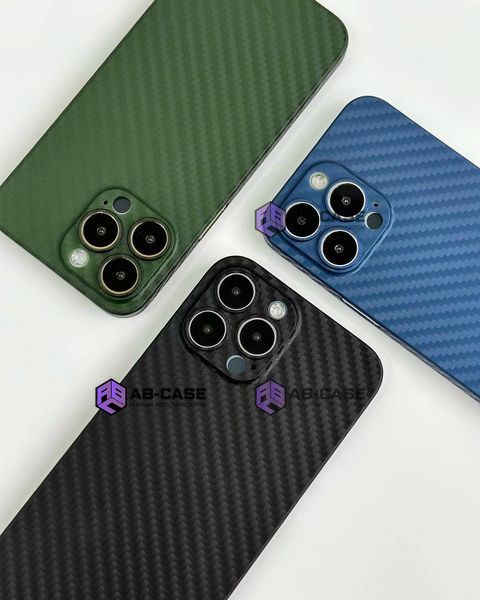 Ультратонкий чохол K-Doo Air Carbon для iPhone 15 Pro Max Green 3474480000015 фото