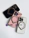 Чохол для iPhone 14 Holder Glitter Shining Сase with MagSafe з підставкою та захисними лінзами на камеру White 490301 фото 4