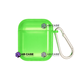 Чехол для AirPods 1/2 полупрозрачный Neon Case Lime Green 192208 фото