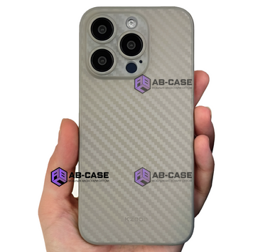 Ультратонкий чехол K-Doo Air Carbon для iPhone 15 Pro Max - Titanium 3474460000011 фото