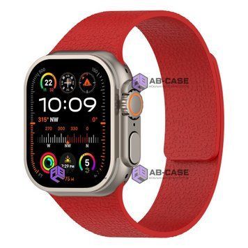 Ремешок Pebbled Magnetic Band (38/40/41/[42mm S11/10]) &ndash; Red 4350740000003 фото
