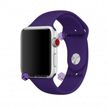 Силіконовий ремінець Silicone Sport Band (42mm, 44mm, 45mm, 46mm, 49mm №30 Ultraviolet, S) 234529 фото
