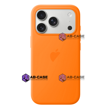 Чехол Original Silicone Case MagSafe (iPhone 17 Pro Max, Orange) 4235670000005 фото