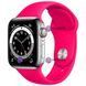 Силіконовий ремінець Silicone Sport Band (42mm, 44mm, 45mm, 46mm, 49mm №47 Hot Pink, S) 234579 фото