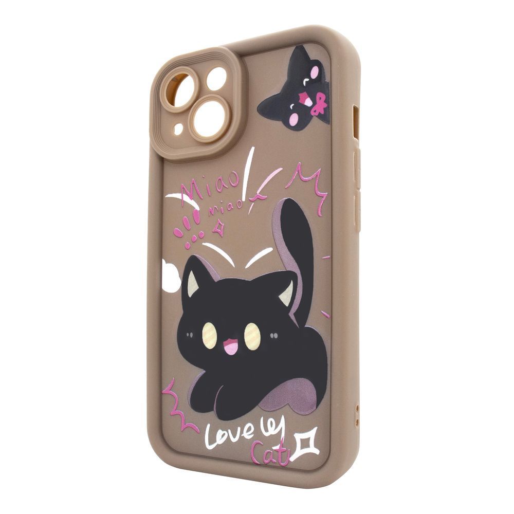 Чохол для iPhone 13 &ndash; Pretty Things "Kitties &ndash; Brown" 4090240000003 фото