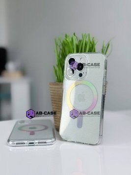 Чехол для iPhone 12 Pro Max прозрачный Diamond Case with MagSafe 231013 фото