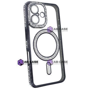 Чехол Diamond Shining Case with MagSafe (iPhone 16, Black) 3964450000003 фото