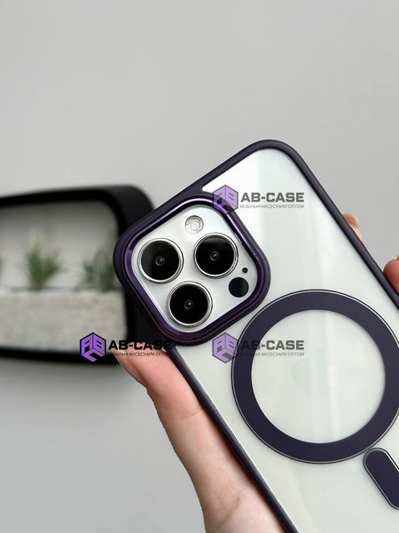 Чехол Crystal Guard with MagSafe (iPhone 12/12 Pro, Deep Purple) 505177 фото