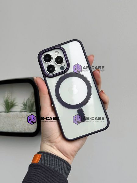 Чехол Crystal Guard with MagSafe (iPhone 12/12 Pro, Deep Purple) 505177 фото