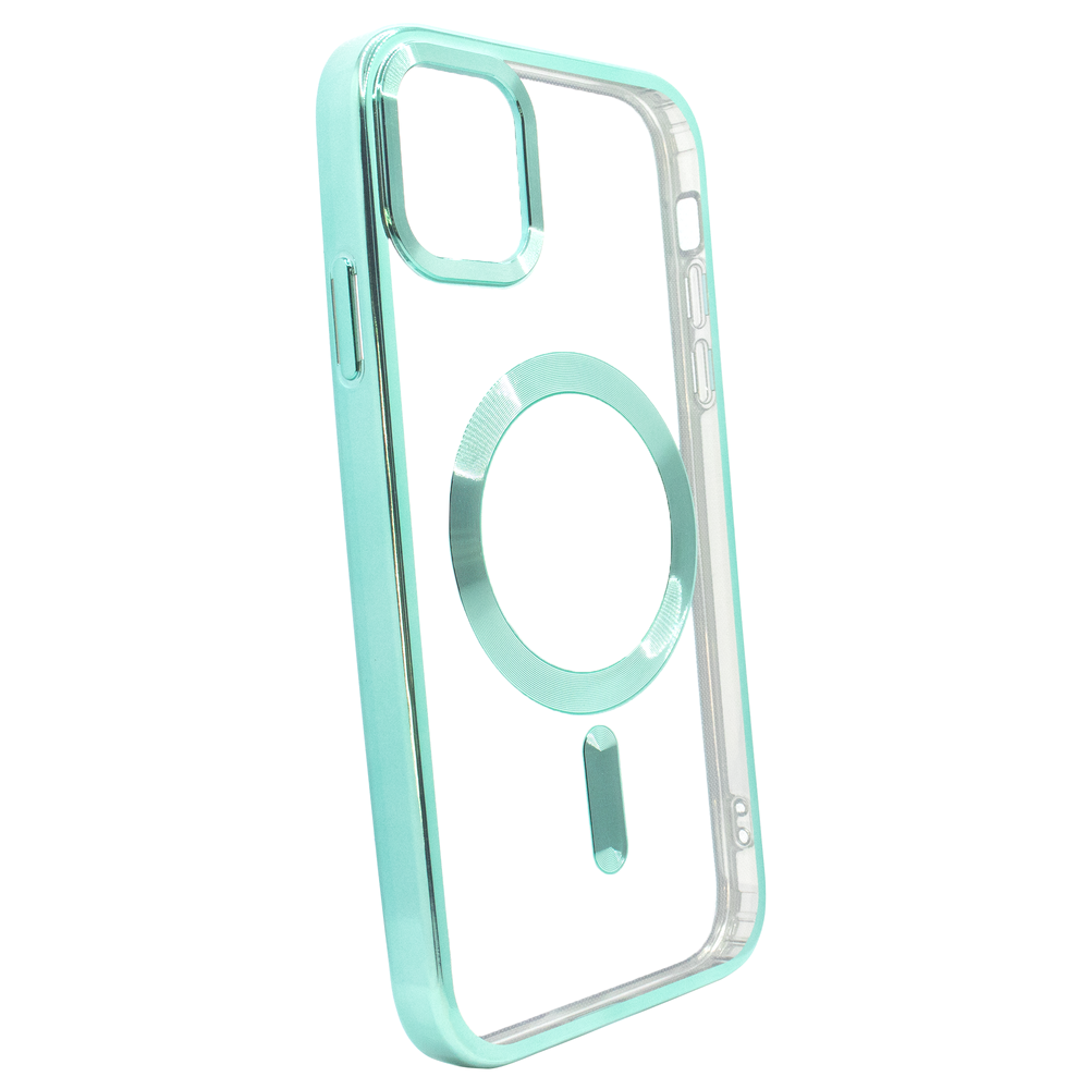 Чохол OPEN Shining with MagSafe (iPhone 15 Pro Max, Green) 152078 фото