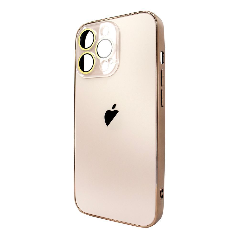 Чехол для iPhone 12 Pro Max : AG-PC Glass &ndash; Gold 4066030000003 фото