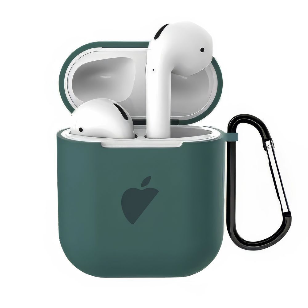 Чехол AirPods 1/2 LOGO (Pine Green) 907380 фото
