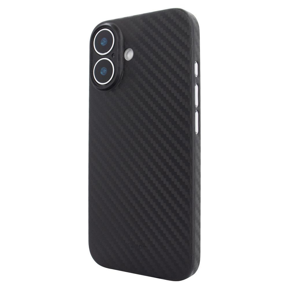 Ультратонкий чохол для iPhone 16 K-Doo Air Carbon - Black 3944090000007 фото