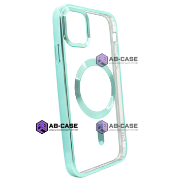 Чехол OPEN Shining with MagSafe (iPhone 15 Pro Max, Green) 152078 фото