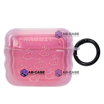 Чехол для AirPods 3 Print Case Rabbit Pink 282048 фото