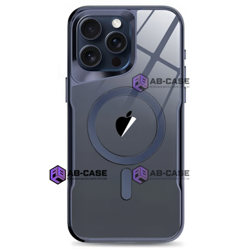 Чохол Metal Shell Case with MagSafe (iPhone 15 Pro Max, Titanium Blue) 3779000000002 фото