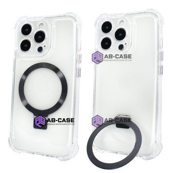 Чехол прозрачный для iPhone 12 Pro Max Armored Ring with MagSafe 912043 фото