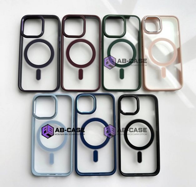 Чехол Crystal Guard with MagSafe (iPhone 12/12 Pro, Sky Blue) 505178 фото