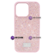 Чехол для iPhone 14 Pro : Swarovski Case &ndash; Pink 302143 фото