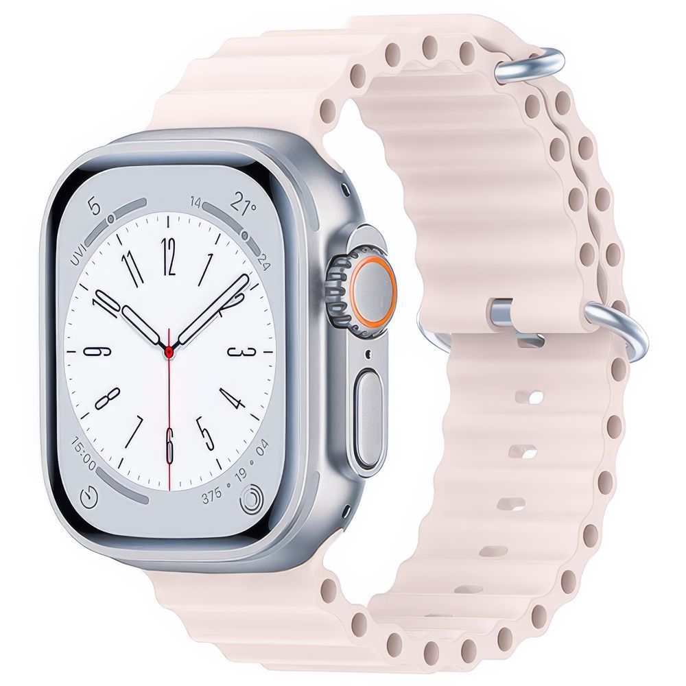 Ремінець для Apple Watch Ocean Band (42mm, 44mm, 45mm, 46mm, 49mm, Pink Sand) 234395 фото