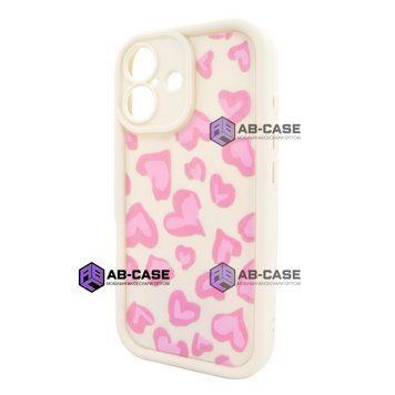 Чохол для iPhone 16 &ndash; Pretty Things "Pink Hearts &ndash; White" 4091400000000 фото