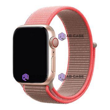 Ремінець для Apple Watch Nylon Loop нейлоновий (38mm, 40mm, 41mm, [42mm Series 10/11], Neon Pink) 234957 фото