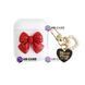 Чохол для AirPods 1/2 &mdash; Charmed Collection "Red Bow" 4082730000006 фото
