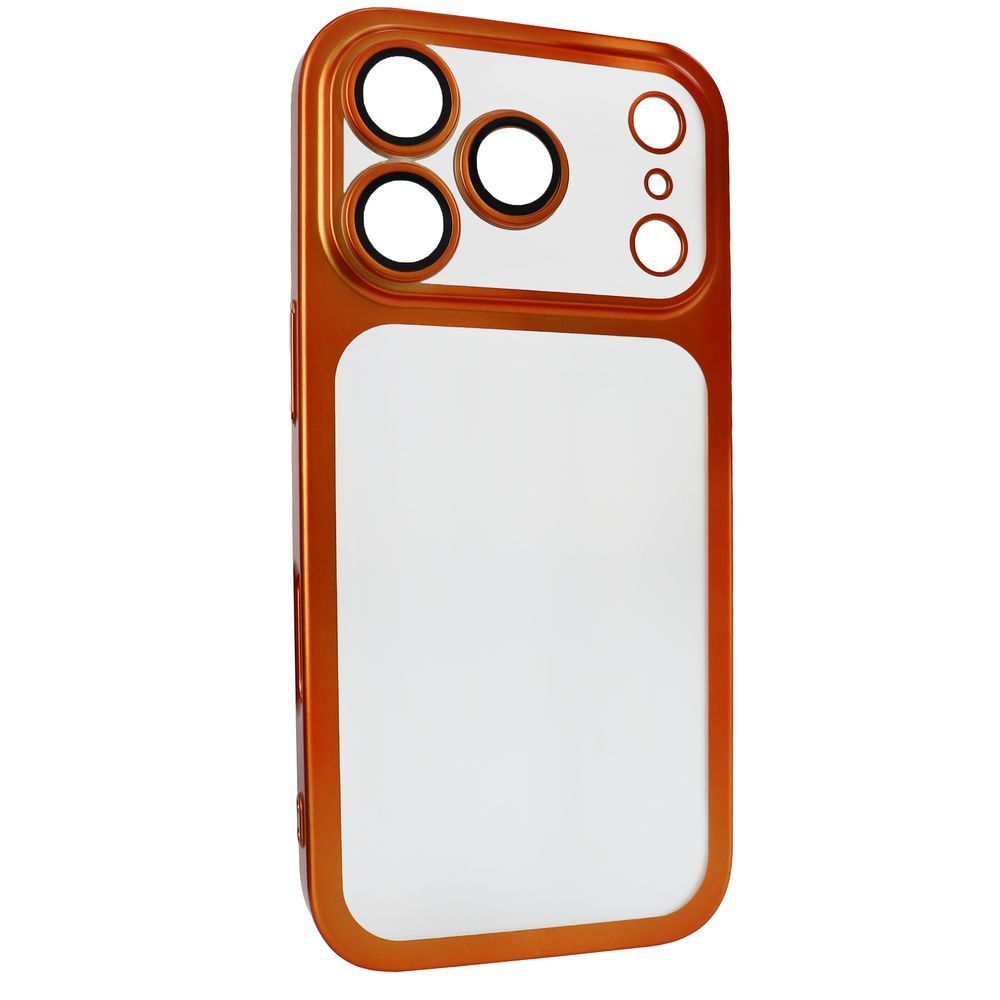 Чохол Titan Frame Matte PC Case (iPhone 17 Pro &ndash; Orange) 4299880000002 фото