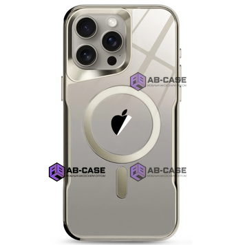 Чехол Metal Shell Case with MagSafe (iPhone 15 Pro Max, Titanium) 3779010000009 фото