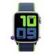 Ремінець для Apple Watch Nylon Loop нейлоновий [42mm Series 1-3] | 44mm | 45mm | 46mm | 49mm &ndash; (Neon Lime) 234993 фото 2