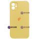 Чехол Silicone Case Full Camera для iPhone 12 Yellow 210434 фото
