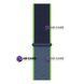 Ремінець для Apple Watch Nylon Loop нейлоновий [42mm Series 1-3] | 44mm | 45mm | 46mm | 49mm &ndash; (Neon Lime) 234993 фото 3