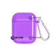 Чехол для AirPods 1/2 полупрозрачный Neon Case Purple 192212 фото