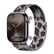 Металлический ремешок Milanese Loop Apple Watch (42/44/45/46/49mm, Leopard White) 234339 фото