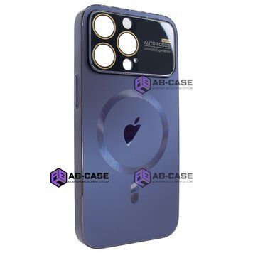 Чехол для iPhone 12 Pro Max PC Slim Case with MagSafe с защитными линзами на камеру Deep Purple 852134 фото