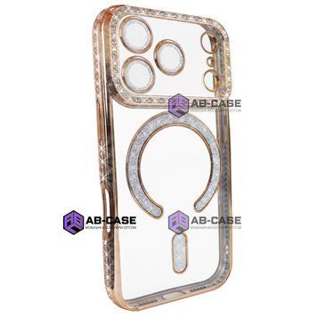Чехол Diamond Shining Case with MagSafe (iPhone 17 Pro, Gold) 4160060000009 фото